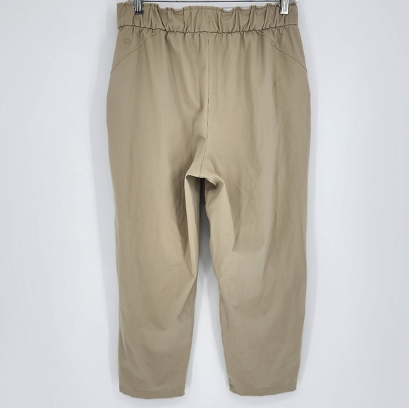 Lululemon Stretch High Rise Crop Pants Trench 8 - Picture 6 of 12